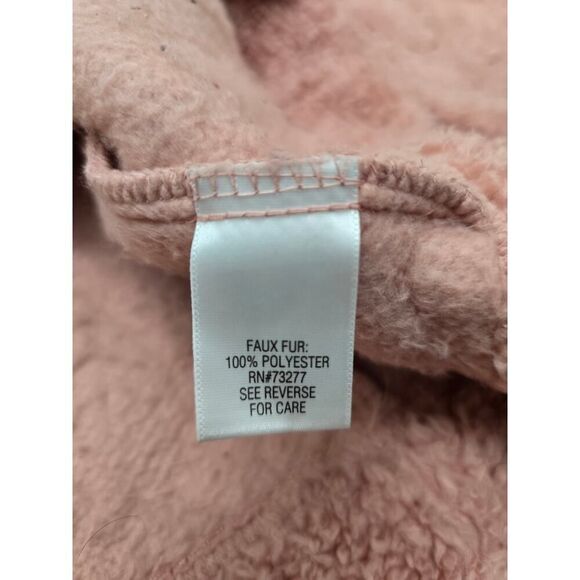 Croft & Barrow The Cozy Sherpa Jacket Fleece Faux Furr Pink Nikta Size XL - Picture 7 of 9